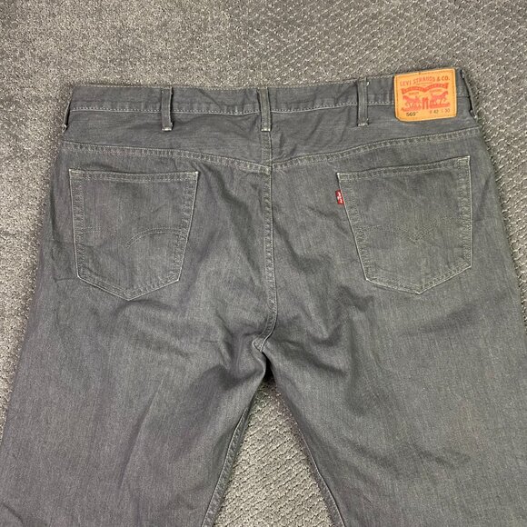 Levi's 569 Loose Straight Fit Jeans Men's 42 x 30 Measures 45 x 29 Gray - Picture 4 of 13